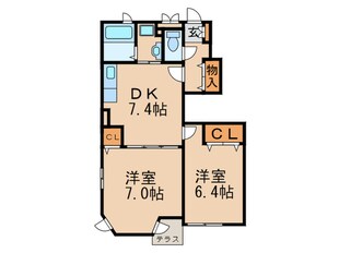 プロスペール　コナンＡの物件間取画像